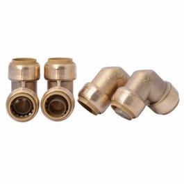 Pipe Fitting, Elbow, 90-Degree, 3/4-In., 4-Pk.