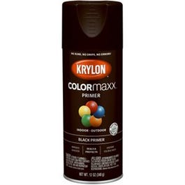 COLORmaxx Spray Primer, Black, 12-oz.