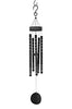 Red Carpet Studios Aluminum Wind Chime, Matte Black