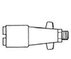 American Hardware Manufacturing Fuel Line Connector 1/4