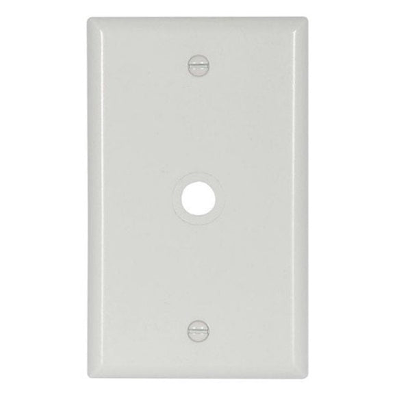 Eaton 5128W-BOX Wall plate 1G W/.375 Hole Nylon