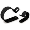 Cable Clamps, Black Plastic, 1/2-In. I.D., 12-Pk.
