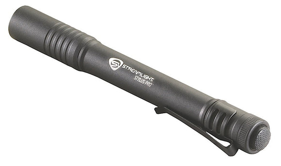 Streamlight 66118 Stylus Pro  100 Lumens LED Aluminum Black Anodized AAA