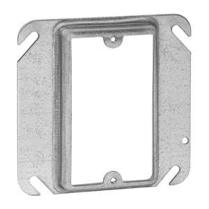 Thomas & Betts Steel City  5/8 4 x 5/8  in. Raised 1 Gang Square Device Cover