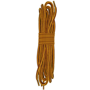 Jobsite & Manakey Group Braided Laces Yellow / Brown 60 in.