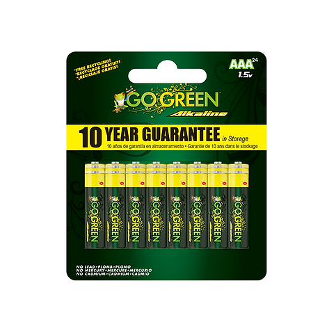 GoGreen Power® AAA Alkaline 24pk