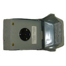 Outdoor Receptacle Enclosure, Surface Mount, 30A 120V