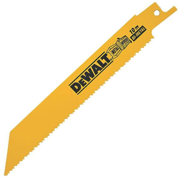 Dewalt General Purpose Cutting Bi-Metal Reciprocating Saw Blades 6