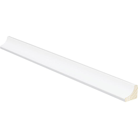 Inteplast Building Products 11/16 In. W. x 11/16 In. H. x 8 Ft. L. Crystal White Polystyrene Cove Molding