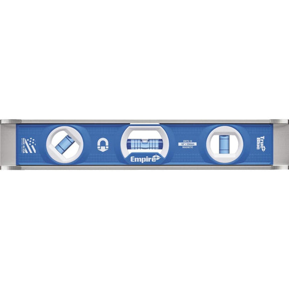 Empire True Blue 10 In. Aluminum Rare Earth Magnetic Torpedo Level