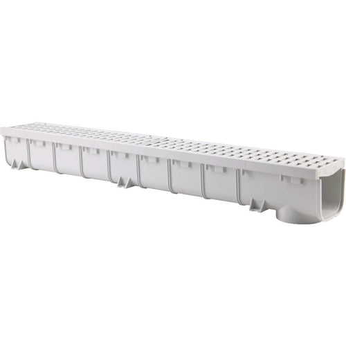 NDS 5 In. x 39-3/4 In. Gray Pro Series Channel Drain