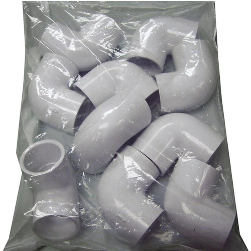 Charlotte Pipe 1 In. Schedule 40 Standard Weight PVC Elbow (10-Pack)