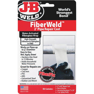 J-B Weld FiberWeld 2 In. Pipe Repair Cast