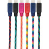 GetPower 10 Ft. Multi-Color Braided Micro USB Charging & Sync Cable