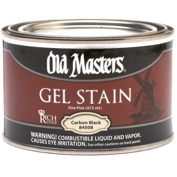 Old Masters 84508 Gel Stain, Carbon Black ~ Qt