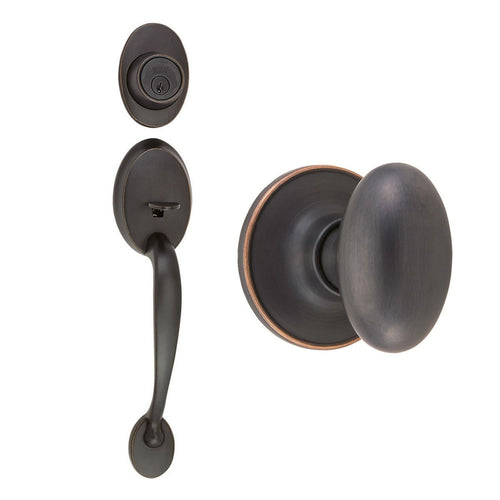 Design House Coventry 2-Way Door Handleset in Oil-Rubbed Bronze