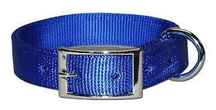 Leather Brothers Bravo Heavy-Duty 2-Ply Nylon Collars 115N-23 BL