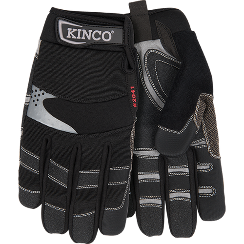 Kinco Kincopro™ General™ Synthetic With Pull-Strap Large, Black