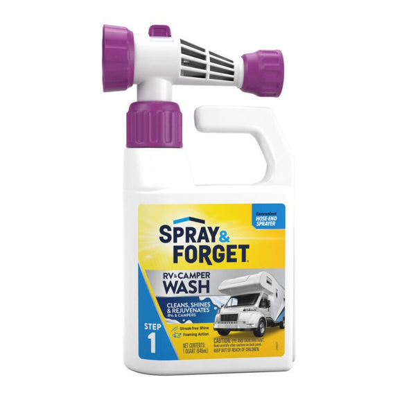 Spray & Forget™ RV & Camper Wash Cleaner with Hose End Adapter