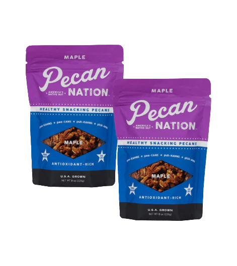 Pecan Nation Maple Glazed Pecan Nut Pieces, 8 oz