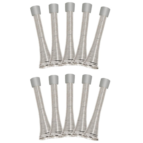 Design House  Satin Nickel Spring Door Stop, 10-Pack