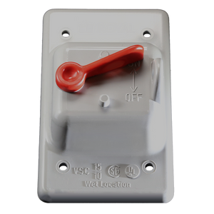 CANTEX  1-Gang Weatherproof Toggle Switch Cover