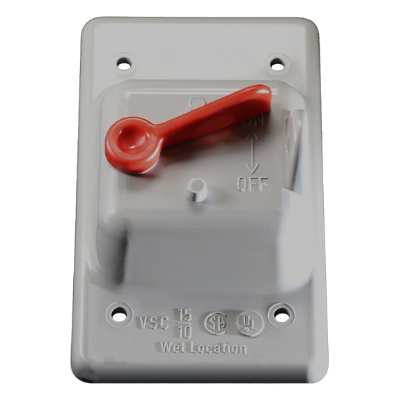 CANTEX  1-Gang Weatherproof Toggle Switch Cover