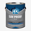 PPG Paint SUN PROOF® Exterior Latex (Gallon/3.78 L (01), Ready Mix White, Satin (76-45XI))
