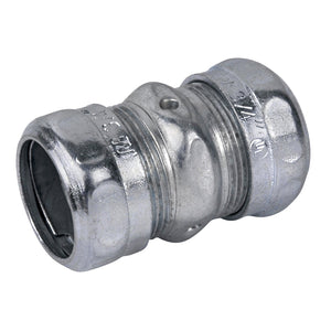 Thomas & Betts 3/4" Compression Coupling, Steel-Zinc Plated/Concrete Tight